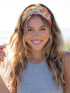 FULL BOHO BANDEAU HEADBAND -RAINBOW FLORAL