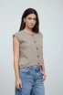ROUND NECK SHORT SLEEVE ROLLED EDGE TOP