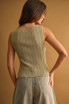 RIBBED KNITTED TOP