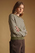 STRIPED ROUND NECK SWEATER