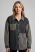 LEOPARD PRINT BUTTON-FRONT SHACKET