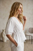 BOHO LACE PUFF SLEEVE BLOUSE