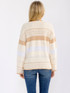 LONG SLEEVE COLORBLOCK STRIPES SWEATER