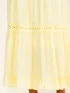 ELASTIC WAIST TIERED CROCHET MAXI SKIRT