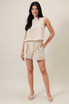 ROUND NECK BUTTON SLEEVELESS TOP (Updating)