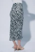 ELASTIC WAIST ANIMAL PRINT MIDI SKIRT