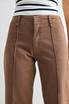 MID RISE TWILL WIDE LEG TROUSER PANT DENIM