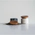 MARBLE SALT & PEPPER POT SET