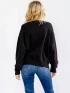 CREW NECK TEDDY BEAR GRAPHIC SWEATER