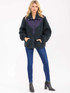 BUTTON UP FRONT POCKETS SHERPA PULLOVER SWEATER
