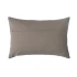COTTON LUMBAR PILLOW W/ EMBROIDERED PAISLEY PATTERN