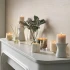 ILLUME WINTER WHITE BALTIC GLASS CANDLE 13oz