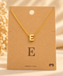 PERSONALIZED DAINTY LETTER INITIAL JEWELRY NECKLACES