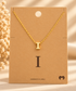 PERSONALIZED DAINTY LETTER INITIAL JEWELRY NECKLACES