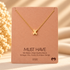 PERSONALIZED DAINTY LETTER INITIAL JEWELRY NECKLACES