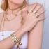 THIN POLISHED CUBIC ZIRCONIA BANGLE