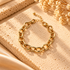 CHUNKY OVAL LINK CHAIN BRACELET