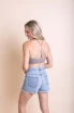 HIGH NECK CROCHET LACE TRIM BRALETTE