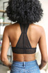 RIBBED LACE BOHO RACERBACK BRALETTE