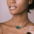 CONVERTIBLE SUEDE STONE WRAP WITH MAGNETIC CLASP