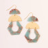 STONE CUTOUT EARRING