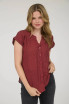 PINSTRIPE SHORT CUFF SLEEVE BUTTON DOWN SHIRT