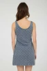 BOW PATTERN SLEEVELESS MINI DRESS