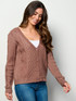 LONG SLEEVE BUTTON CLOSURE CARDIGAN SWEATER