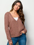 LONG SLEEVE BUTTON CLOSURE CARDIGAN SWEATER