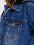 BUTTON UP REMOVABLE HOODIE DENIM JACKET