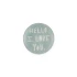 HELLO I LOVE YOU MINI ROUND DECOUPAGE PLATE