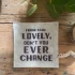 FRANK SAID SMALL SQUARE DECOUPAGE PLATE