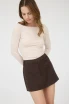 BOAT NECKLINE LONG SLEEVES BASIC TOP