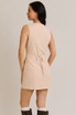 SLEEVELESS BLAZER MINI DRESS