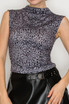 LEOPARD SLEEVELESS TOP