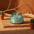 CAPRI BLUE BLUE TEXTURED MERCURY SIGNATURE CANDLE-VOLCANO