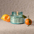 CAPRI BLUE VOLCANO AQUA OPALINE PETITE CANDLE
