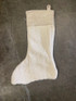 BOHO CHRISTMAS STOCKING 100 COTTON KNIT