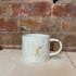 STONEWARE HOLIDAY MUG W/ SECRET IMAGE ON BOTTOM 16OZ