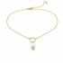 GOLD DIPPED PEARL NECKLACE