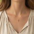 RADIANT SOUL GOLD CROSS NECKLACE