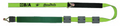B/A Products Co. Green Mamba 2" x 12’ OEM Double Finger Hooks Tie-Down w/ Grip Strip and Protective Sleeve - RSL-GM144SDJ