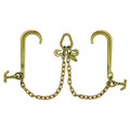 V Chain with 15 Inch Classic Style J Hooks and Hammerhead T-J Combo Hooks