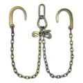 Low Profile V Chain with 8 Inch J Hooks