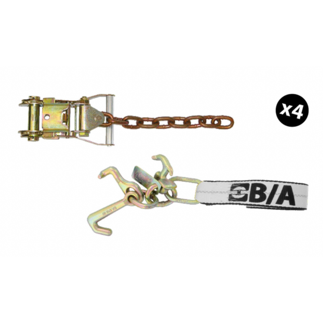 B/A Products Co. 2" x 8' Heavy-Duty Tie-Down Kit - 39-KIT100
