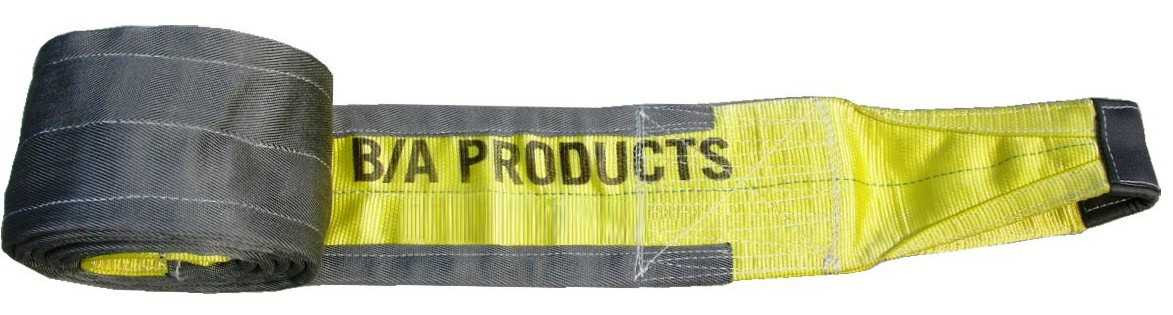 B/A Products Co. 12" 2-Ply Recovery Strap w/Protective Sleeve
