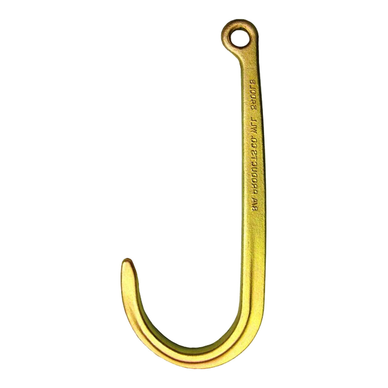 Heavy-Duty Grade 70 Steel 15-Inch Forged J Hook 5/16-Inch