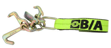 B/A Products Co. 2" x 8' Mini J, R, & T Hook Hi-Viz Strap - HV38-100-S B/A Products Co. 2" x 8' Mini J, R, & T Hook Hi-Viz Strap - HV38-100-S