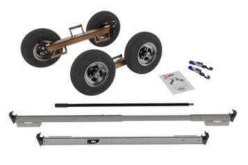 Heavy-Duty Industrial ITD X-Series Zinc-Plated XL Dolly Set