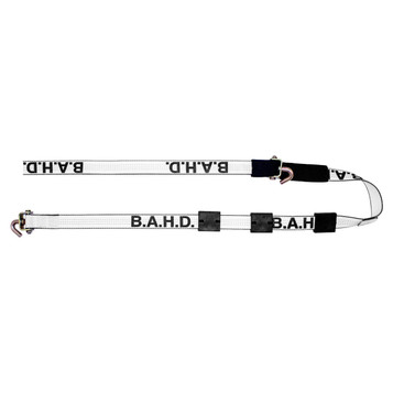 B/A Products Co. 2" HD Natural Web Swivel J Hook Trailer Strap w/Tire Grippers & Sleeve   B/A Products Co. 2" HD Natural Web Swivel J Hook Trailer Strap w/Tire Grippers & Sleeve